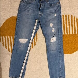 Levi's Women's Straight Leg Light Blue Jeans